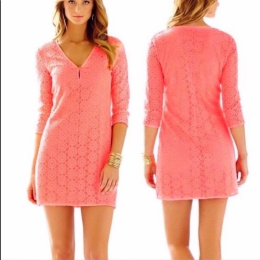 Lily Pulitzer Lamora Lace long sleeve dress